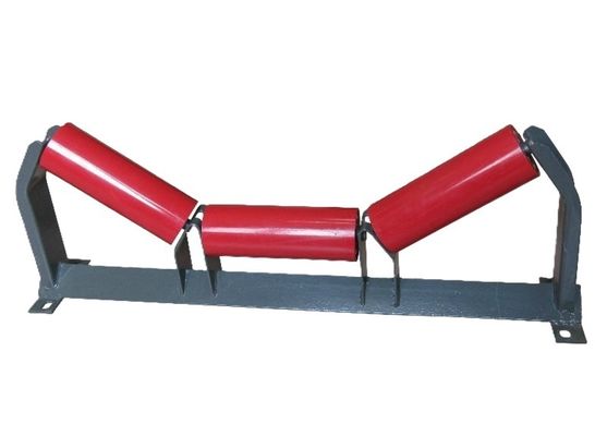 Componentes de banda transportadora de rodillos para el manejo de material minero